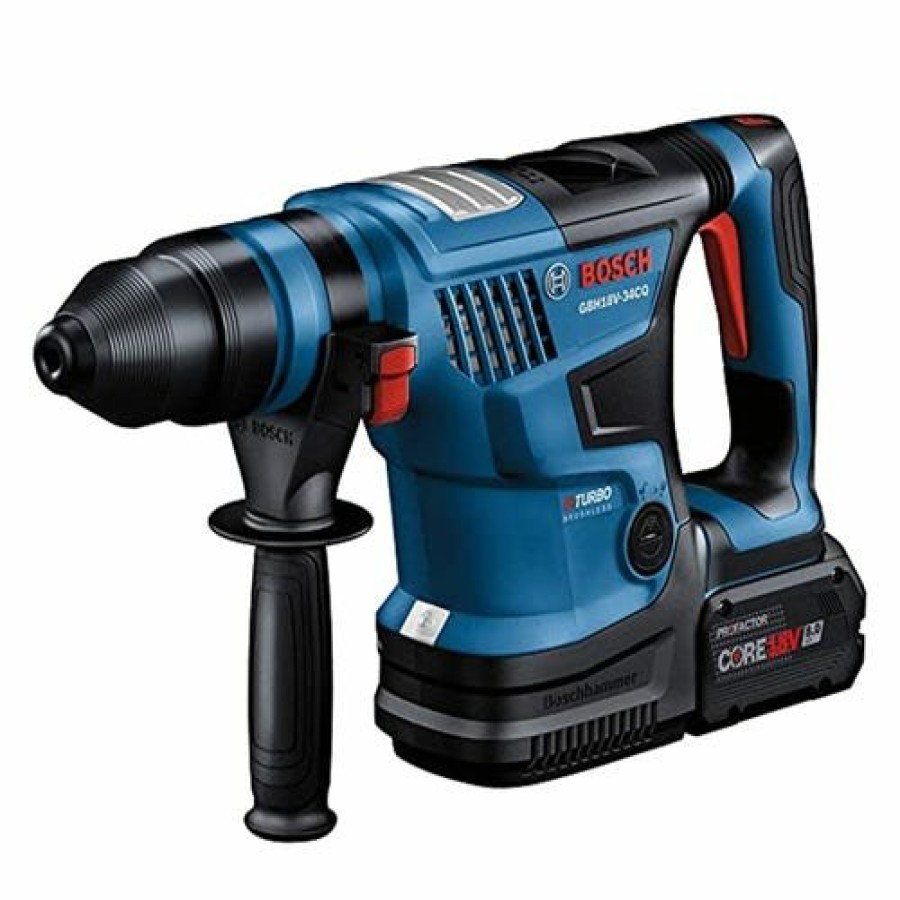 Power Tools Bosch Power Tools | Bosch Profactor 18V Hitman Sds-Max 1-9/16" Rotary Hammer Brushless 8.0Ah Kit Gbh18V-36Ck24