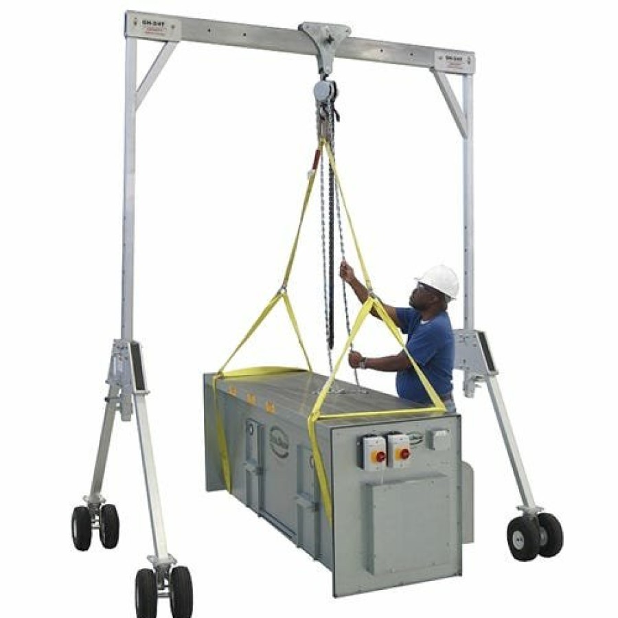 Hardware & Jobsite Supplies Sumner | Sumner Gh 2 Ton 12' Beam Gantry Lift (8 Wheels) Aluminum 785101