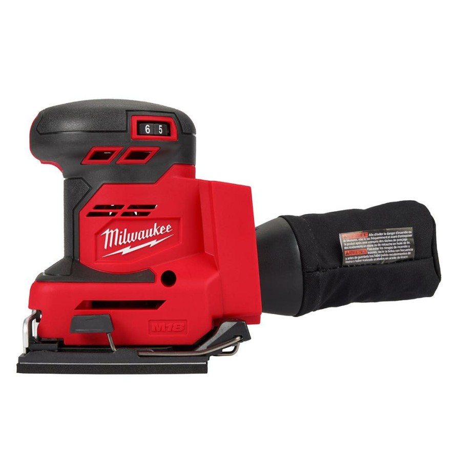 Power Tools Milwaukee Tools | Milwaukee M18 1/4 Cordless Sheet Sander (Bare Tool) 2649-20