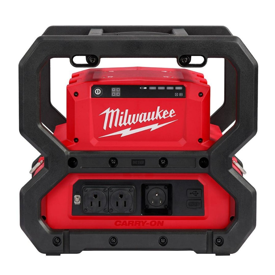 Power Tools Milwaukee Tools | Milwaukee M18 Carry-On 3600W/1800W Power Supply 2845-20