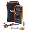 Power Tools Klein Tools | Klein Digital Multimeter, Trms Auto-Ranging, 1000V, Temp, Low Impedance Mm720