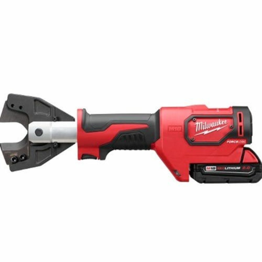 Power Tools Milwaukee Tools | Milwaukee M18 Cable Cutter Force Logic 6 Ton 750 Mcm Cu Jaws Kit 2672-21