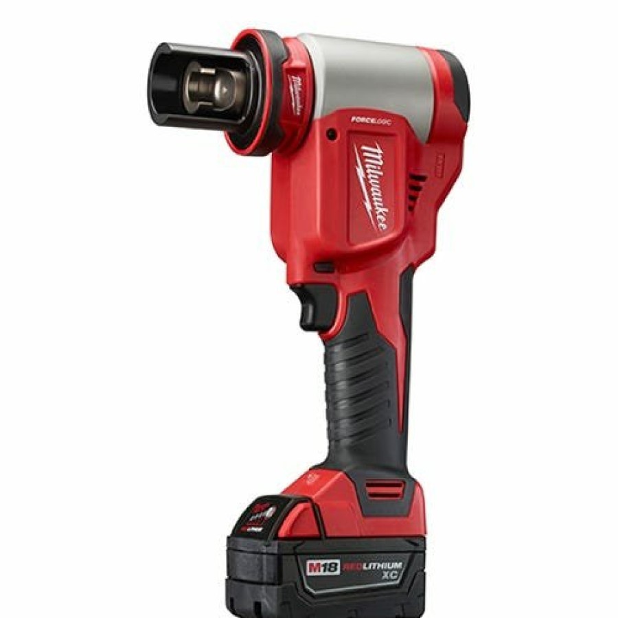 Power Tools Milwaukee Tools | Milwaukee M18 Knockout 10 Ton Forcelogic 1/2 - 2" (3.0Ah) Kit 2676-22