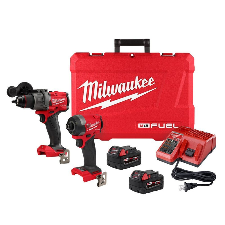 Power Tools Milwaukee Tools | Milwaukee M18 Fuel 2-Tool Combo Kit 3697-22