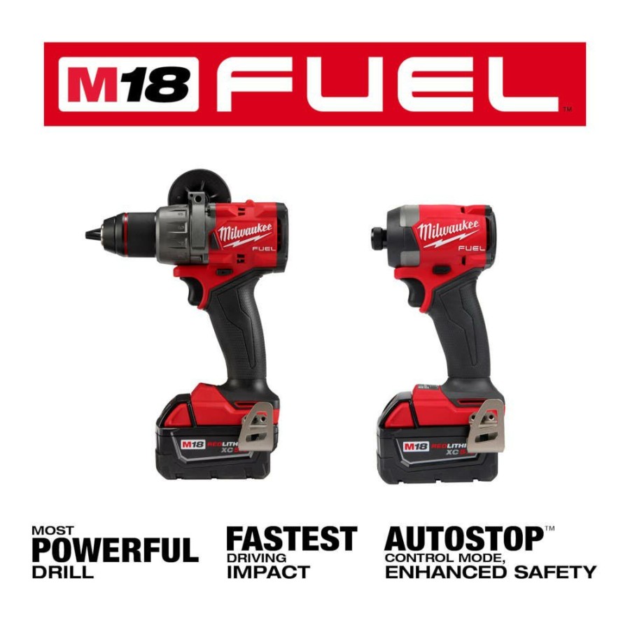 Power Tools Milwaukee Tools | Milwaukee M18 Fuel 2-Tool Combo Kit 3697-22