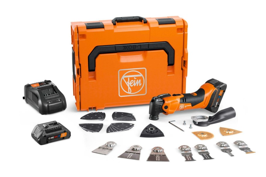 Power Tools Fein | Fein 18V Ampshare Multimaster Amm 500 Plus Top 4.0 Ah As Cordless Oscillating Multi-Tool 71293861090