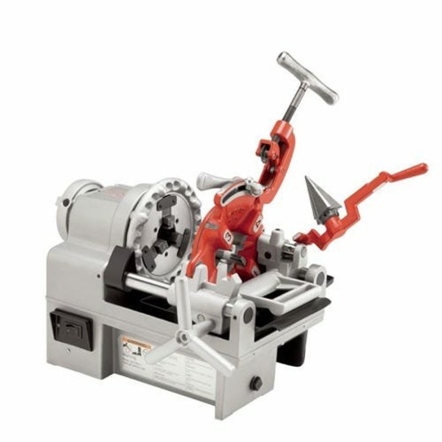 Power Tools RIDGID Tools | Ridgid Model 1215 Compact Threading Machine 1/4-1-1/2" 61142