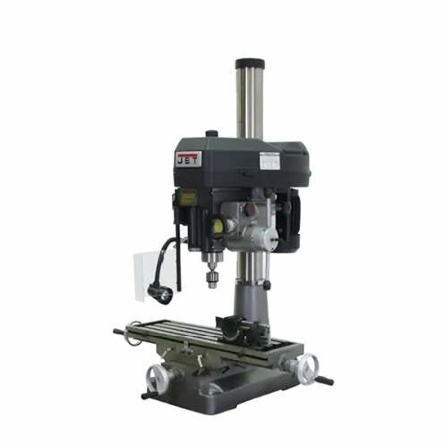 Power Tools JET Tools | Jet Jmd-18Pfn Mill/Drill With Power Downfeed 115/230V 1Ph 350020