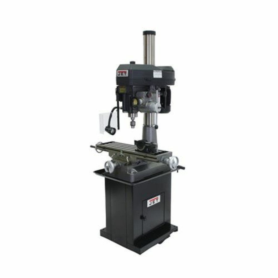 Power Tools JET Tools | Jet Jmd-18Pfn Mill/Drill With Power Downfeed 115/230V 1Ph 350020