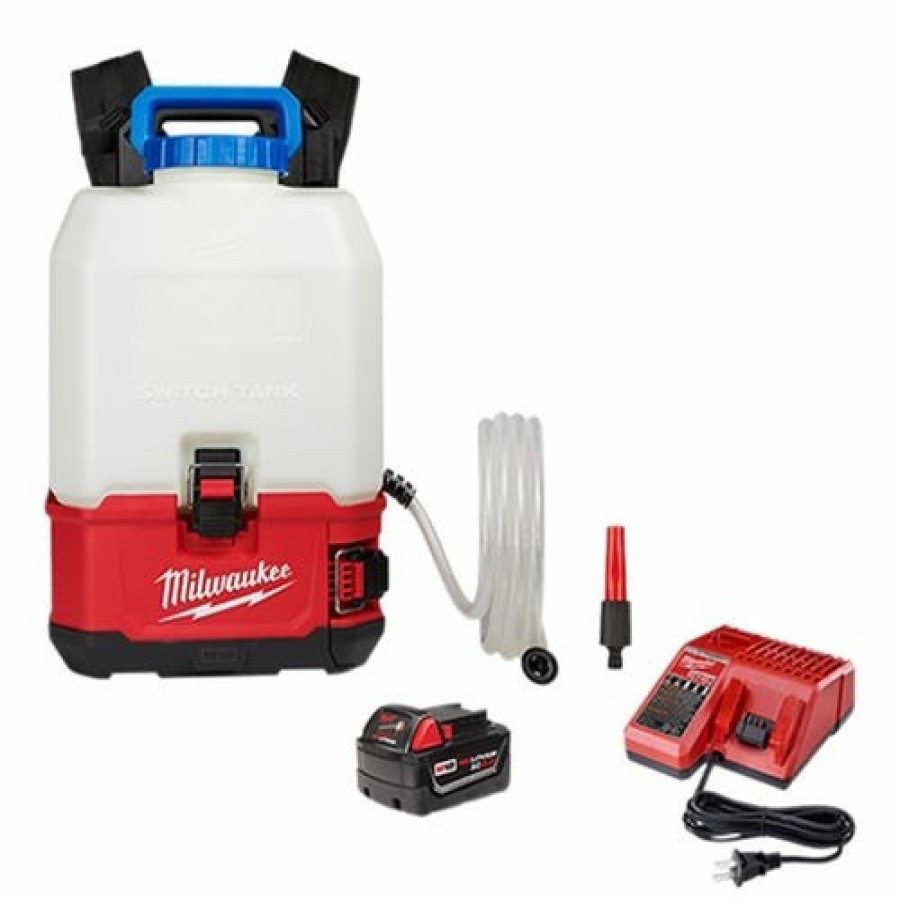 Power Tools Milwaukee Tools | Milwaukee M18 Switch Tank 4-Gallon Backpack Water Supply Kit 2820-21Ws