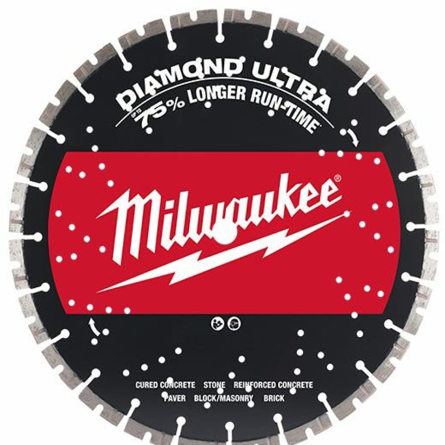 Accessories Milwaukee Tools | Milwaukee 14" Wet/Dry Diamond Ultra Segmented Blade 49-93-7540