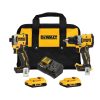 Power Tools DeWalt | Dewalt 20V Max Xr Dd & Atomic Impact Combo Kit Dck2051D2