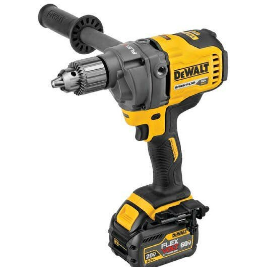 Power Tools DeWalt | Dewalt 60V Max* Mixer/Drill Kit With E-Clutch System Dcd130T1