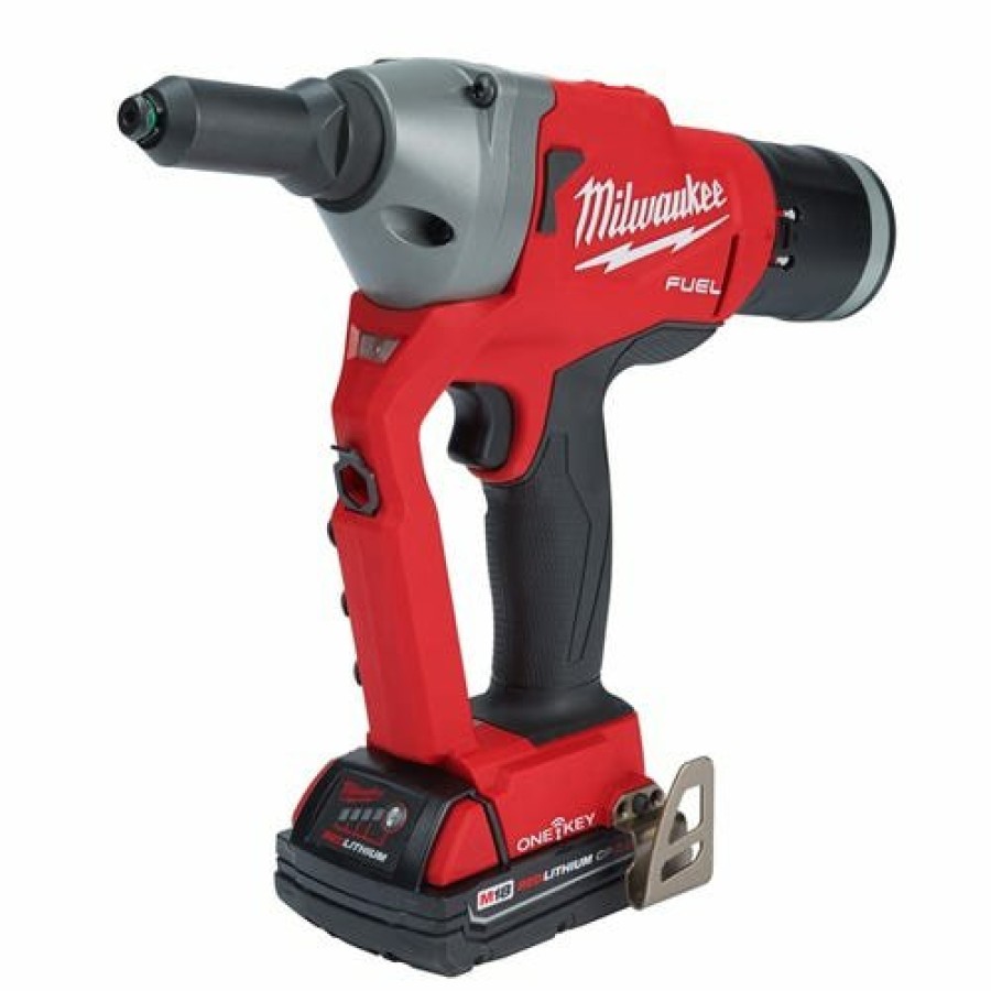 Power Tools Milwaukee Tools | Milwaukee M18 Fuel 1/4" Blind Rivet Tool W/ One-Key Kit 2660-22Ct