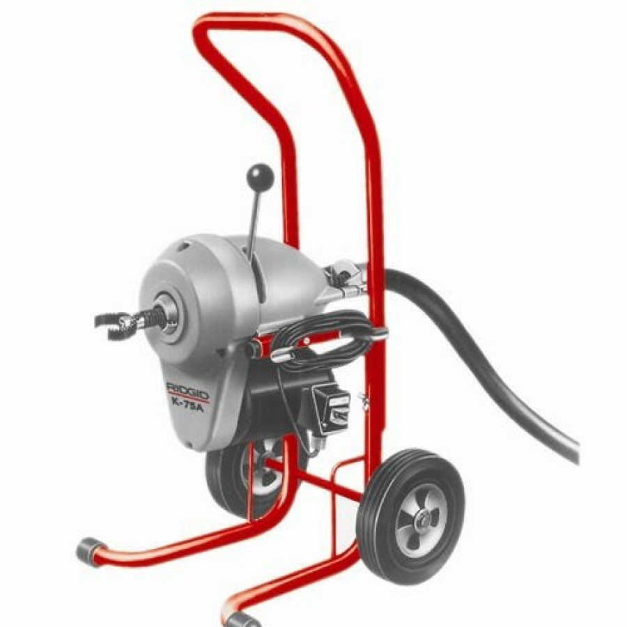 Power Tools RIDGID Tools | Ridgid K-1500A Sectional Drain Cleaning Machine - 105' C-14 Cable 23702