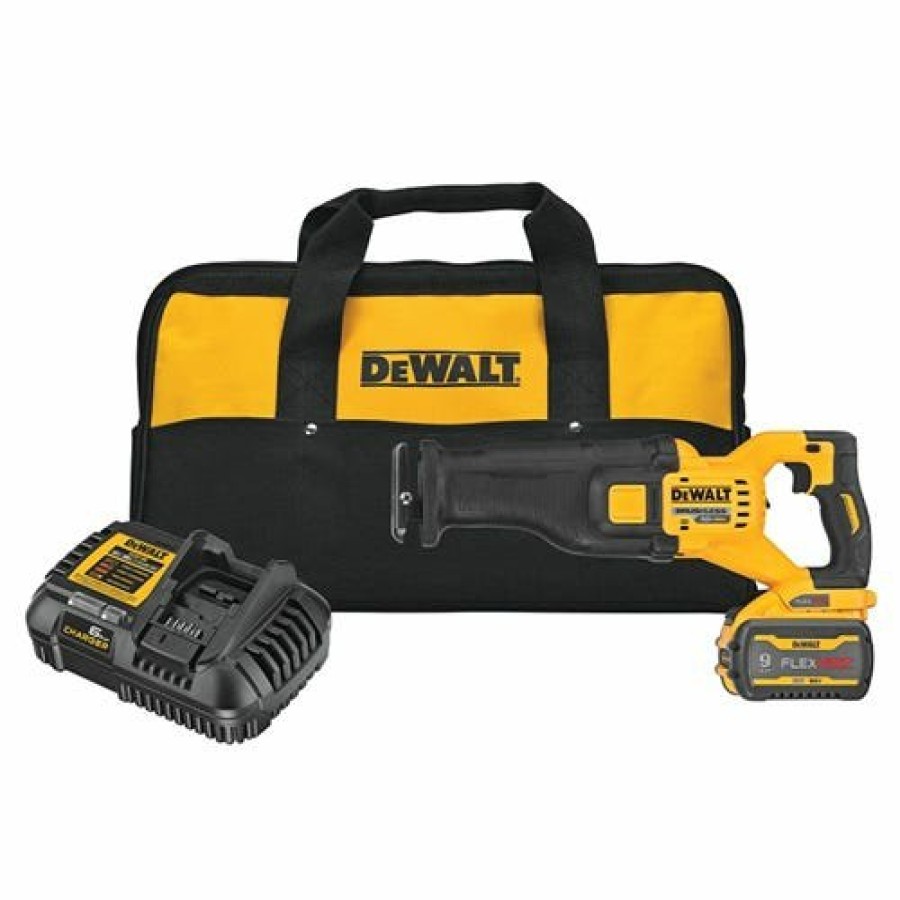 Power Tools DeWalt | Dewalt Flexvolt 60V Max Brushless Cordless Reciprocating Saw Kit Dcs389X1