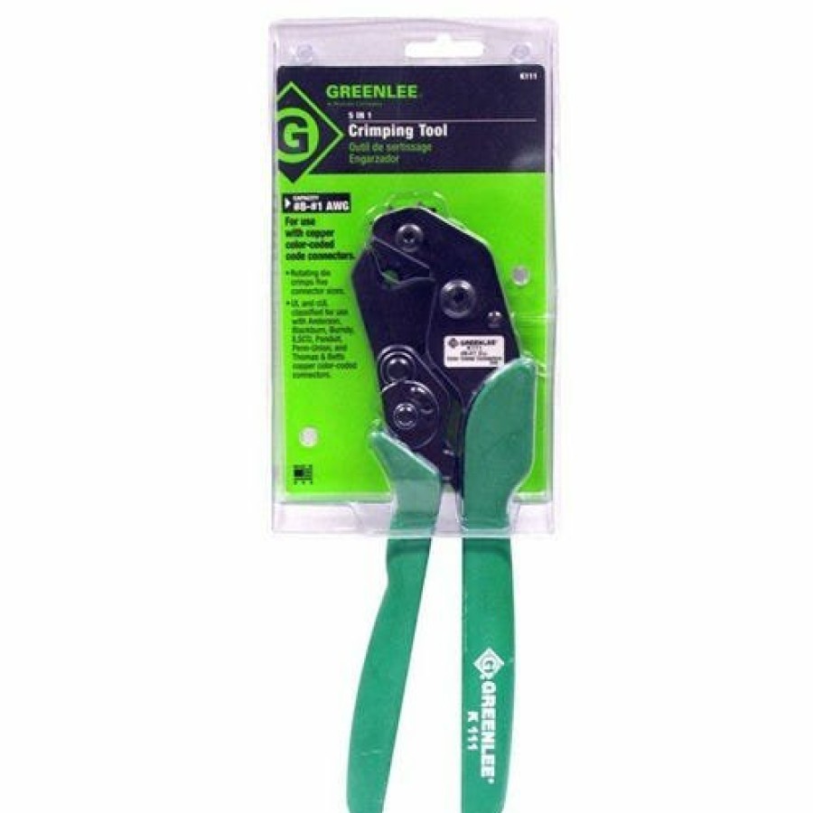 Hand Tools Greenlee | Greenlee Crimping Tool 8-1 Awg K111