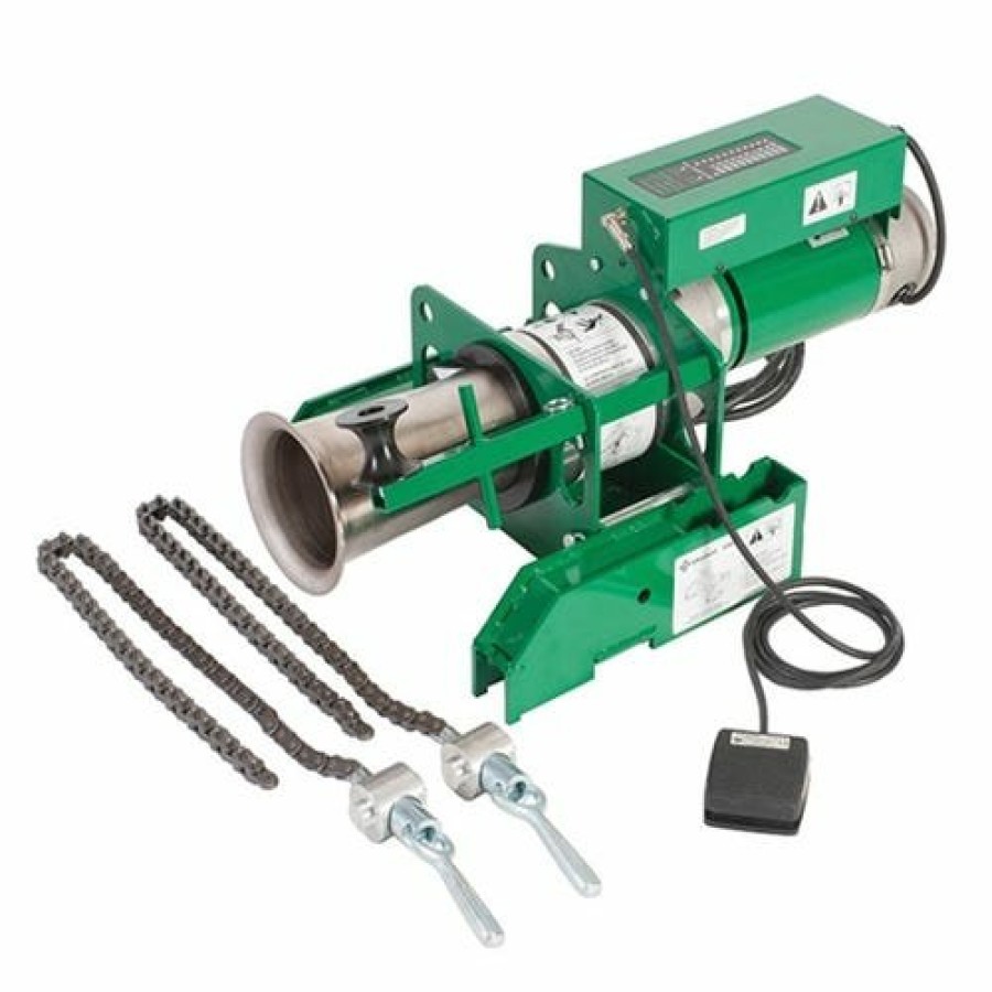 Power Tools Greenlee | Greenlee Ut10-2S Cable Puller Package W/ Chain Mount - 10;000Lb. 6901