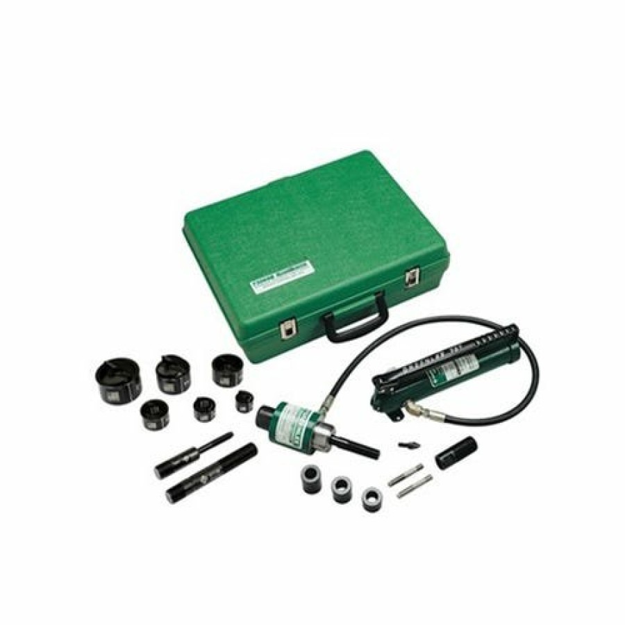 Power Tools Greenlee | Greenlee 1/2" X 2" Hydraulic Driver Punch Kit 7306Sb