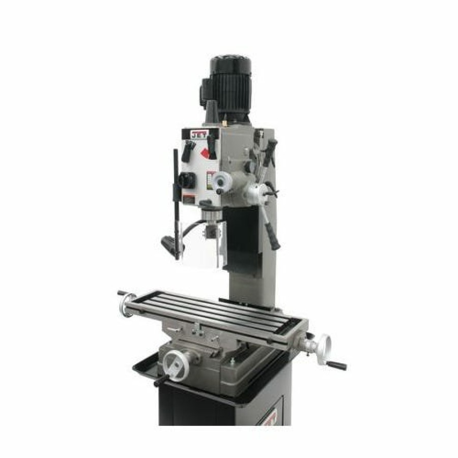 Power Tools JET Tools | Jet Jmd-45Ghpf Geared Head Square Column Mill Drill With Power Downfeed 351046