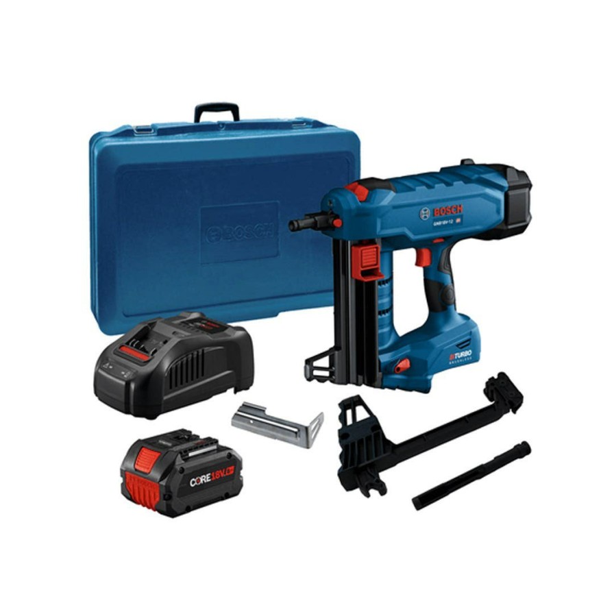 Power Tools Bosch Power Tools | Bosch Power Tools Profactor 18V Concrete Nailer Kit With Core18V 8 Ah Battery Gnb18V-12K14