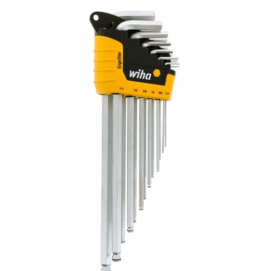 Hand Tools Wiha Tools USA | Wiha 13 Piece Magicring Ball End Hex L-Key Set - Inch 66991