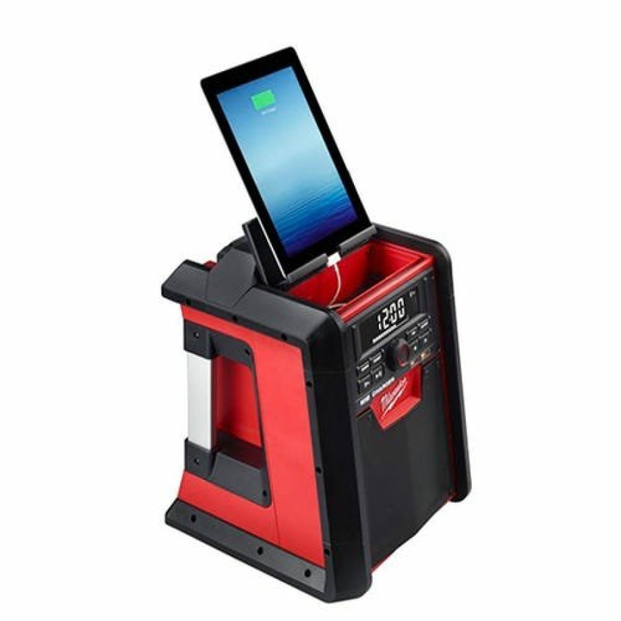 Power Tools Milwaukee Tools | Milwaukee M18 Bluetooth Jobsite Radio With Charger 2792-20