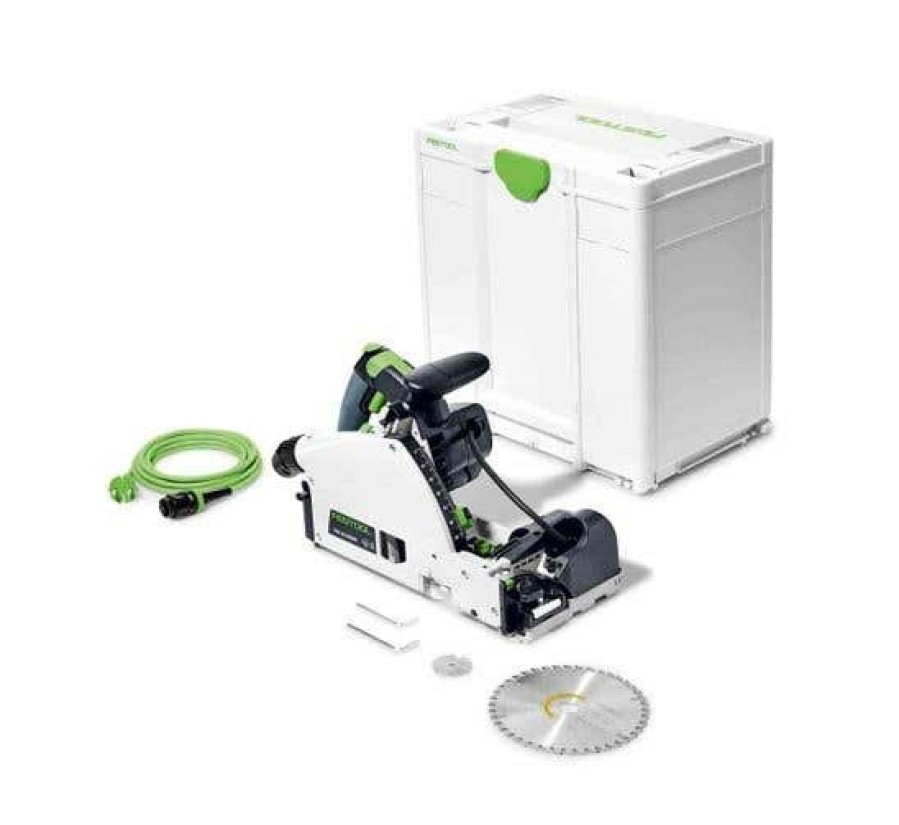 Power Tools Festool | Festool Plunge-Cut Saw With Scoring Function Tsv 60 Keb-F-Plus 576735