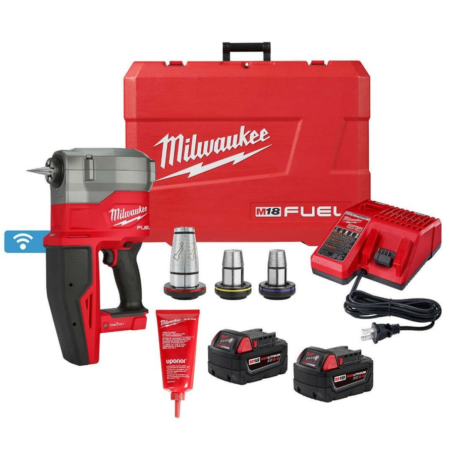 Power Tools Milwaukee Tools | Milwaukee M18 Fuel 2" Propex Expander Kit W/ One-Key & 1-1/4" - 2" Expander Heads 2932-22Xc