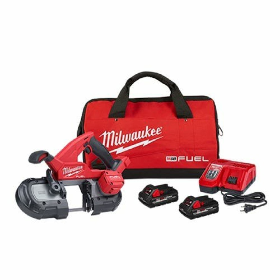 Power Tools Milwaukee Tools | Milwaukee M18 Fuel Compact Band Saw Kit 2829-22