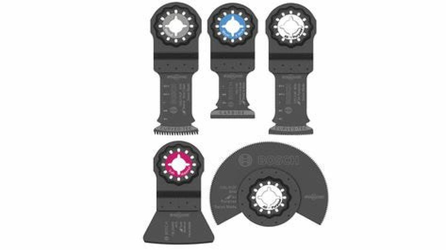 Accessories Bosch Power Tools | Bosch Starlockplus Oscillating Multi-Tool Accessory Blade 5Pc Osl005C