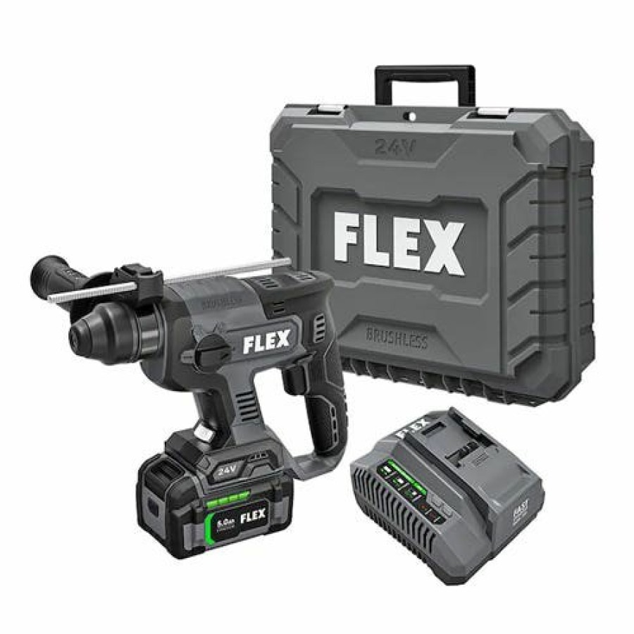 Power Tools FLEX | Flex 24V 7/8" Sds-Plus Rotary Hammer (5.0Ah) Kit Fx1531-1C