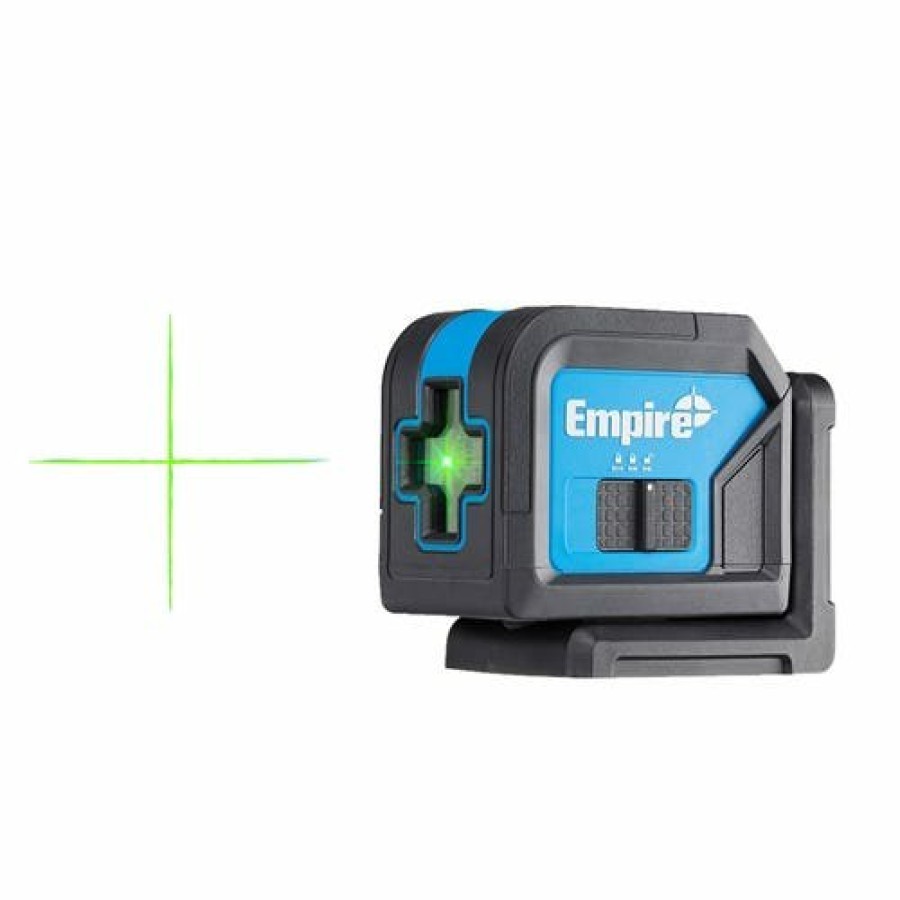 Power Tools Empire Level | Empire 75' Green Self-Leveling Cross Line Laser Elgc