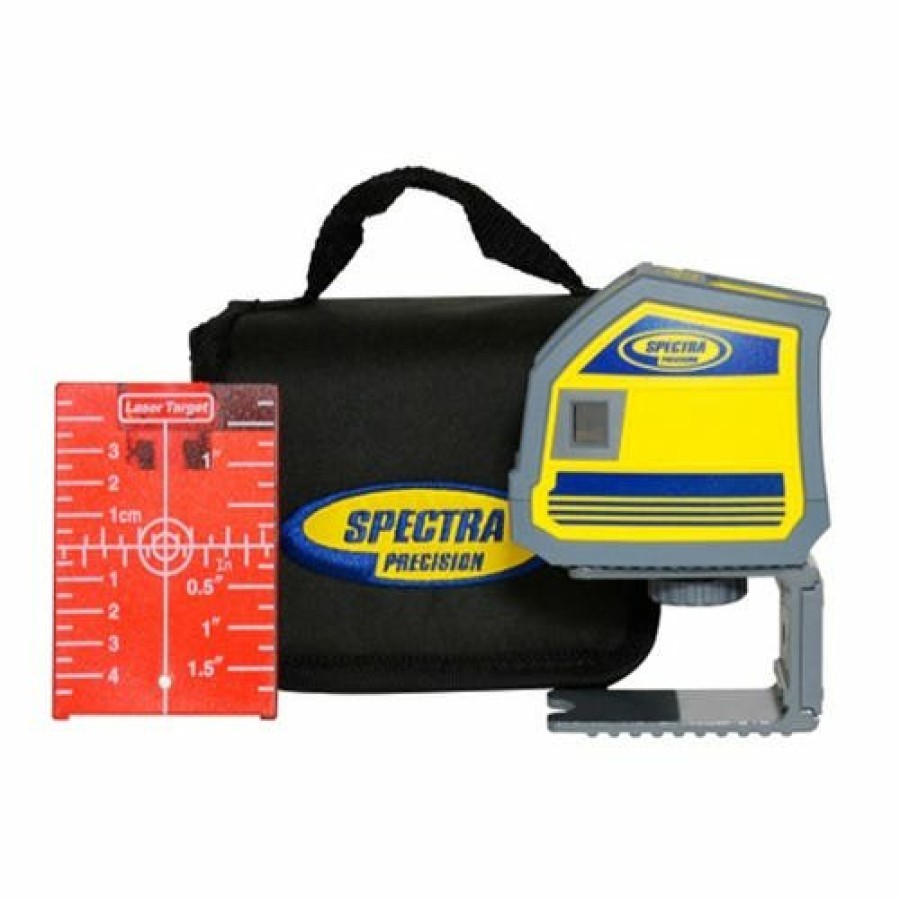 Power Tools Spectra Precision Laser | Spectra Precision 5-Point Red Beam Dot Laser Level Kit Lp51