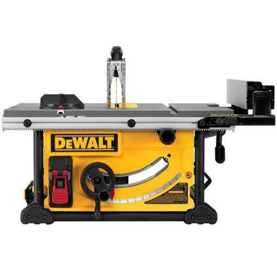 Power Tools DeWalt | Dewalt 10" Jobsite Table Saw 32-1/2" (82.5Cm) Rip Capacity W/ Rolling Stand Dwe7491Rs