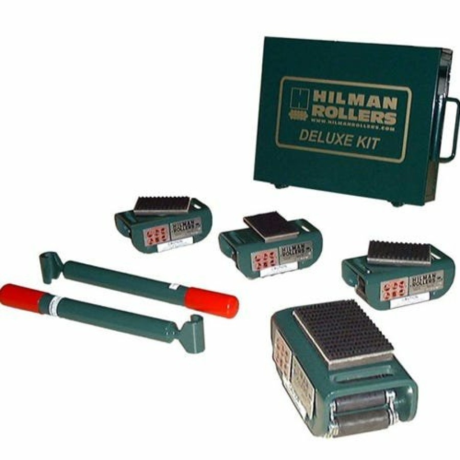 Hardware & Jobsite Supplies Hilman Rollers | Hilman Rollers 4 Ton Deluxe Nyton Riggers Kit Swivel Pad Knrs-4-4S