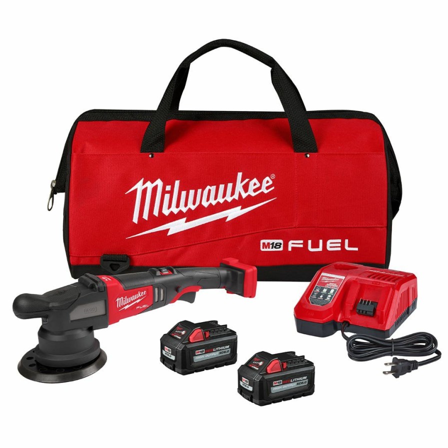 Power Tools Milwaukee Tools | Milwaukee M18 Fuel 6" Pad 21Mm Random Orbital Polisher Kit 2685-22Hd