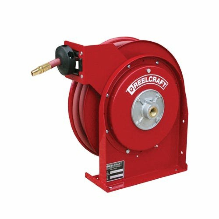 Hardware & Jobsite Supplies Reelcraft | Reelcraft 1/4" X 35' Premium Duty Air/Water Hose Reel W/Hose 300Psi 4435 Olp