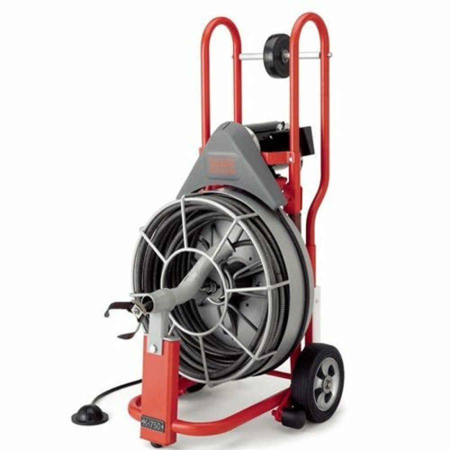 Power Tools RIDGID Tools | Ridgid K-750R Drain Cleaning Machine W/ 5/8" X 100' Hd Cable 83557