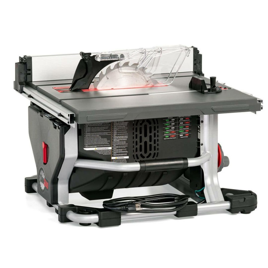 Power Tools SawStop Table Saws | Sawstop Table Saw 10" Compact With Safety Brake Cts-120A60