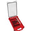 Accessories Milwaukee Tools | Milwaukee 38Pc Sae Tap & Die Packout Set W/ Hex-Lok 2-In-1 Handle 49-22-5604