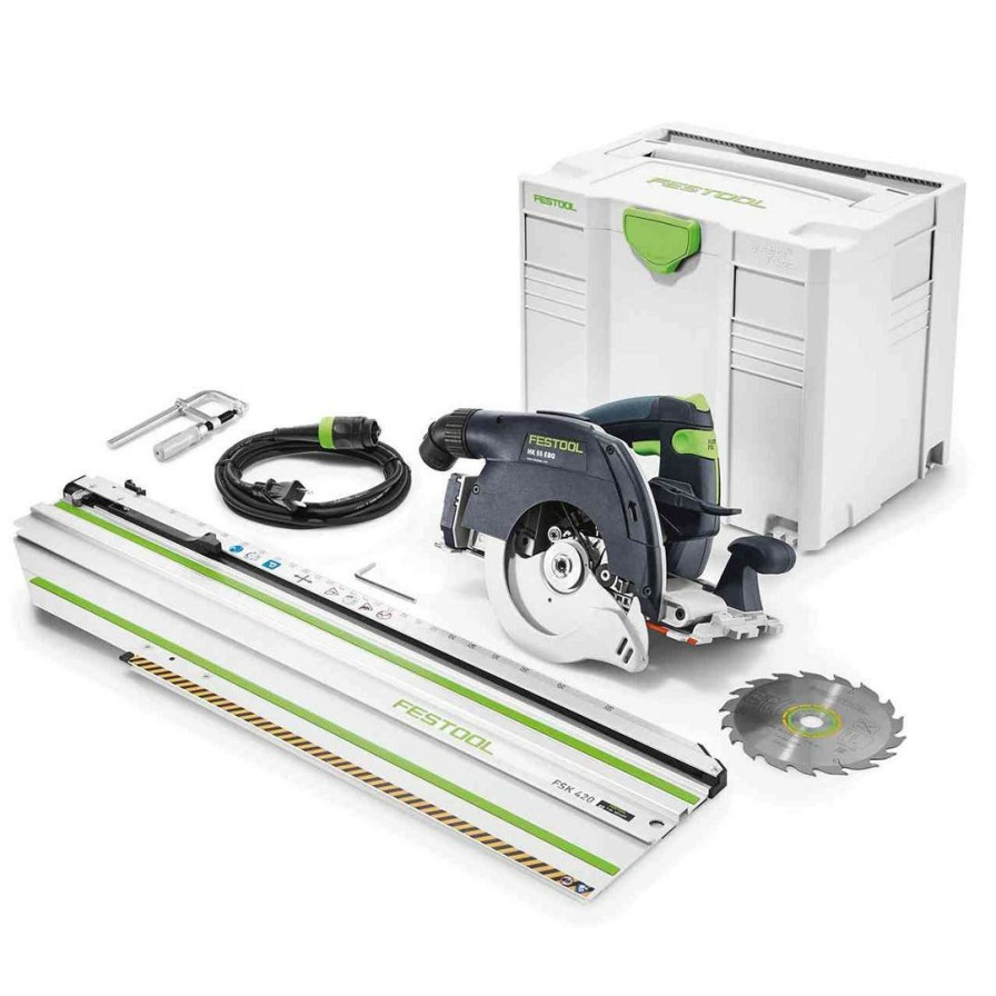 Power Tools Festool | Festool Hk 55 Eq-F-Plus-Fsk Track Saw W/ T-Loc Systainer 575085