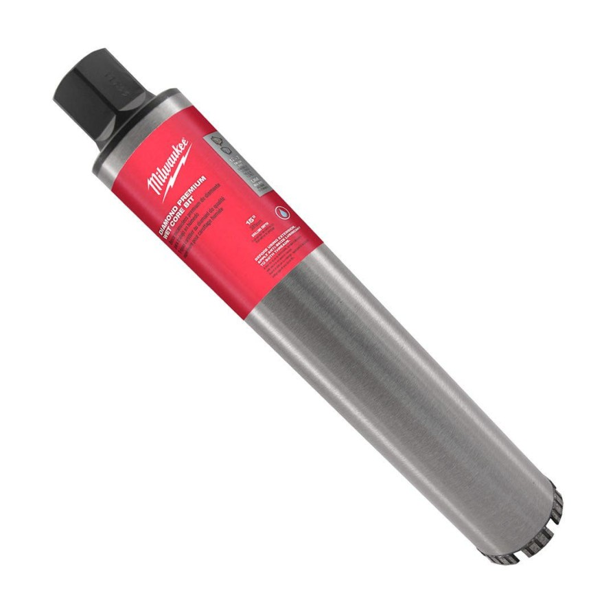 Accessories Milwaukee Tools | Milwaukee Diamond Premium 1" Wet Core Bit 48-17-3010