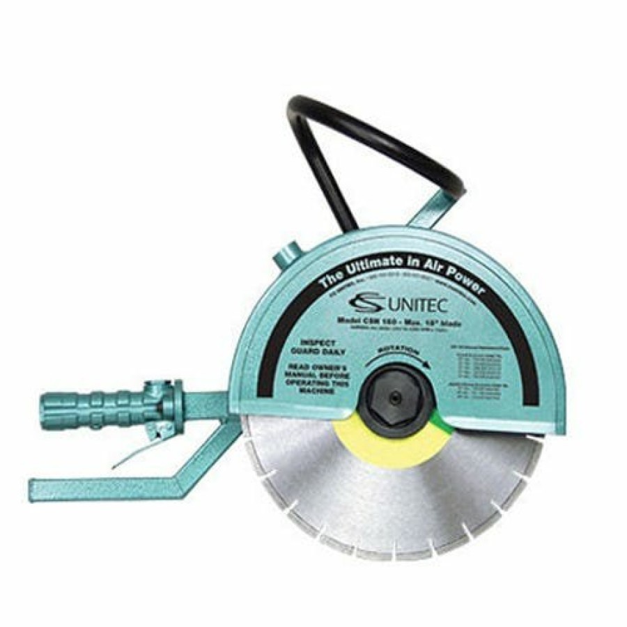 Power Tools CS Unitec | Cs Unitec 18" Concrete Saw Pneumatic Hand-Held Cut-Off Air Csh 160