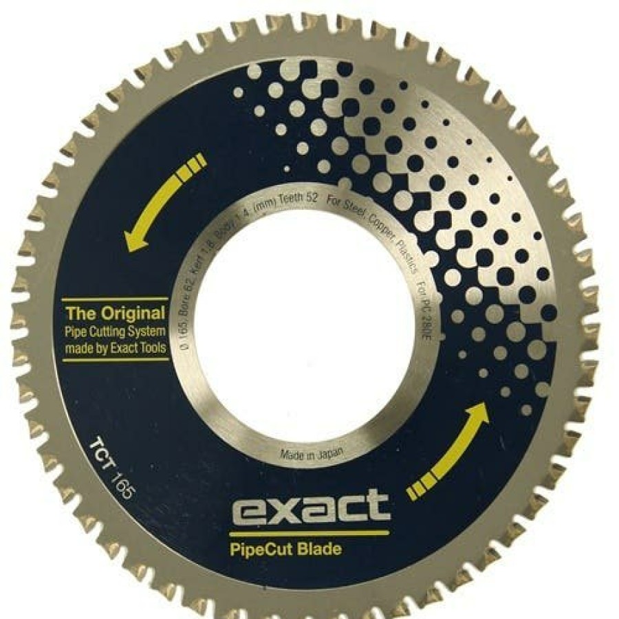 Accessories Exact Pipe Cutting | Exact Tct 165 Pipe Cutting 6.5" Blade Carbide Steel (Fits 280, 360, 460) 7010487