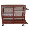 Hardware & Jobsite Supplies Jobox Storage & Safety | Jobox 65 Mesh Cabinet Mobile Jobsite Storage 1-400990