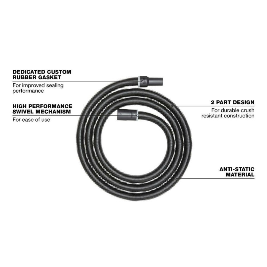 Accessories Milwaukee Tools | Milwaukee 1-7/8" X 16' Flexible Hose 49-90-1984