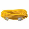 Hardware & Jobsite Supplies Southwire Tools & Equipment | Southwire 12/3 50' Sjeoow Yellow Polar/Solar Extension Cord W/ Lighted End 1688Sw0002