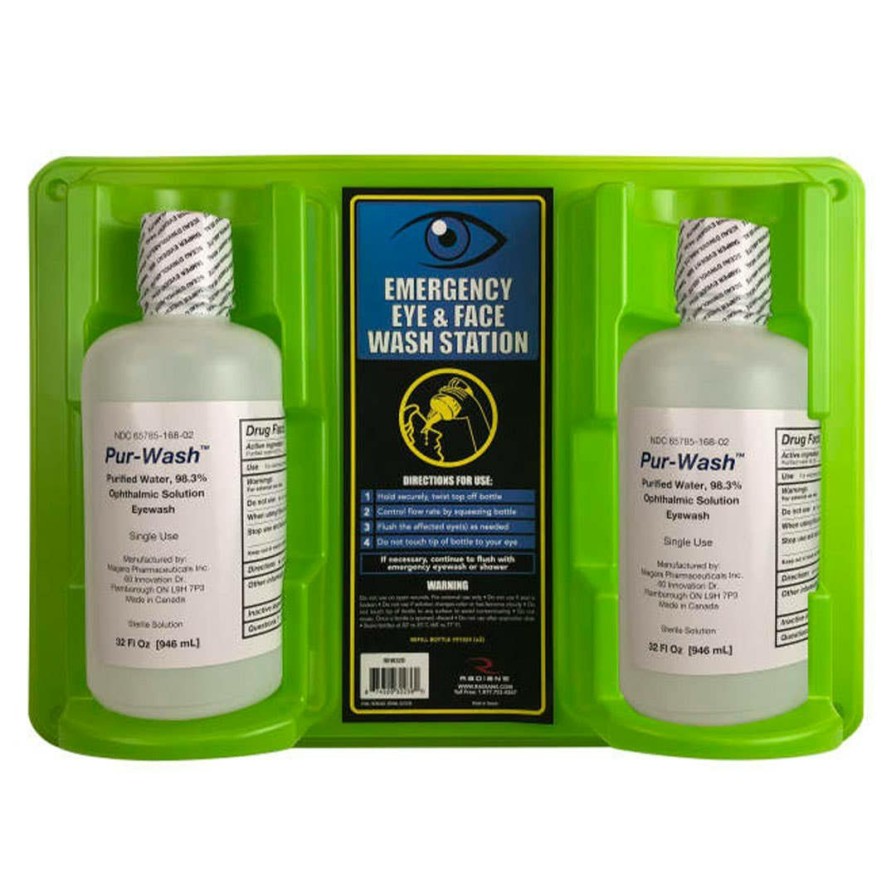 Safety & Work Wear Radians | Radians 32Oz Double Bottle Eyewash Station Rew32D