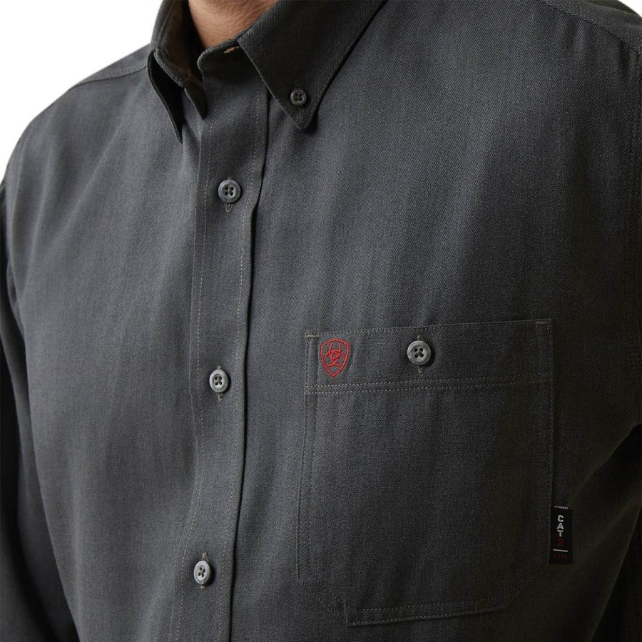 Safety & Work Wear Ariat | Ariat Men'S Fr Air Inherent Work Shirt 10040901